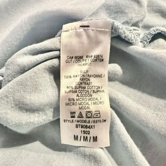 Splendid Rayon Voile Henley Shirt - Picture 4 of 5